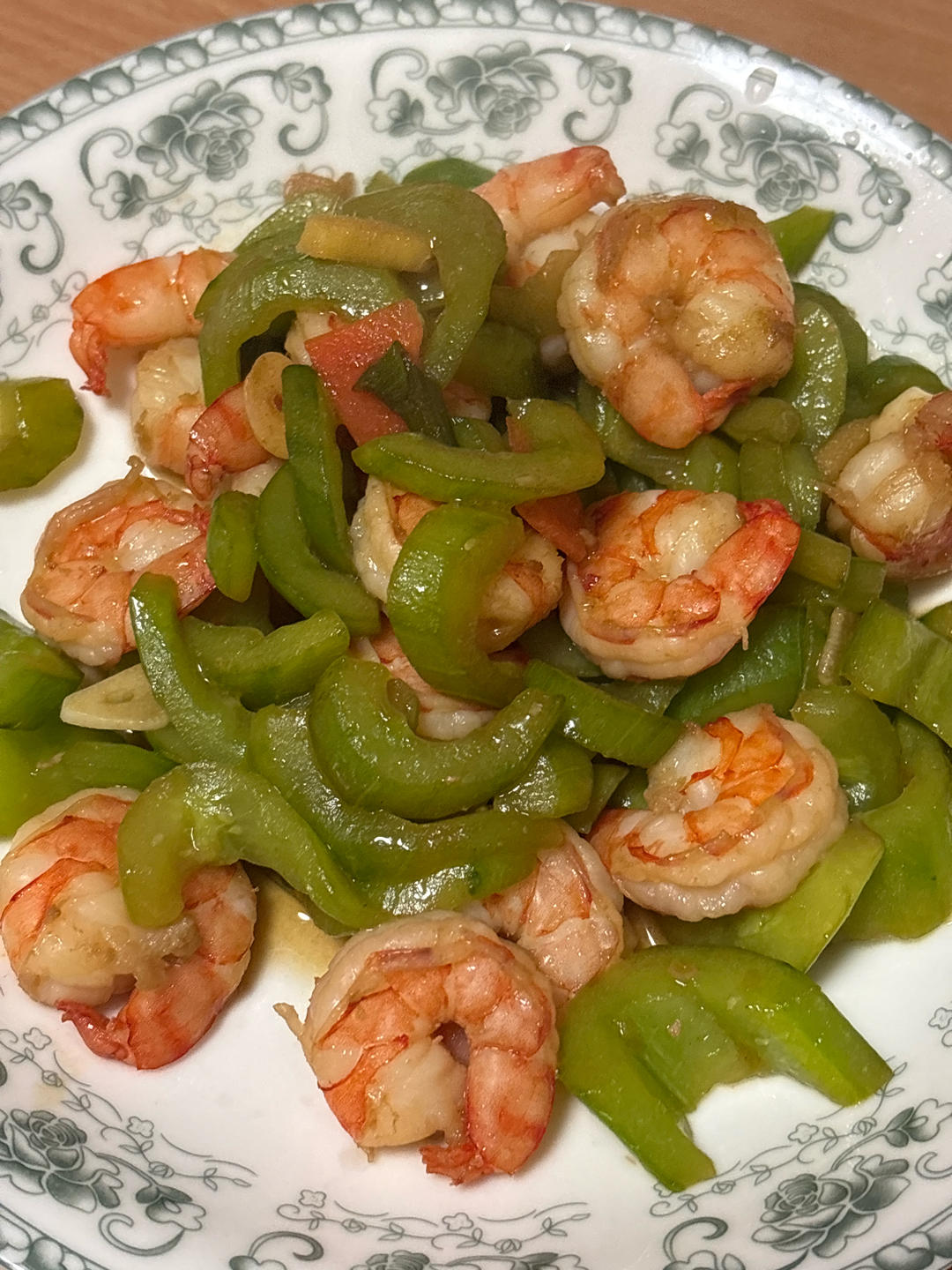 虾仁炒青瓜