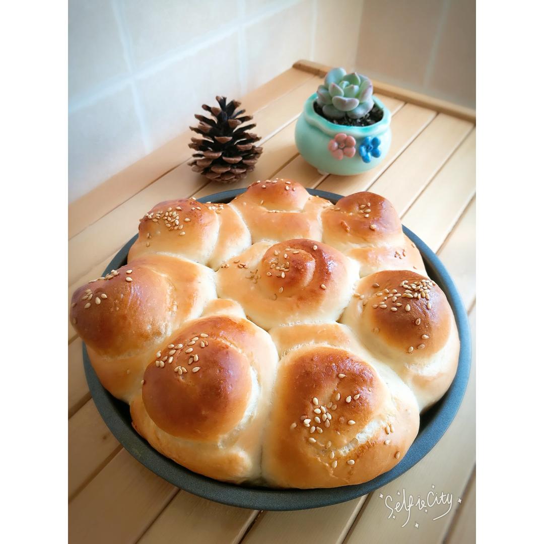 奶油蜂蜜小面包