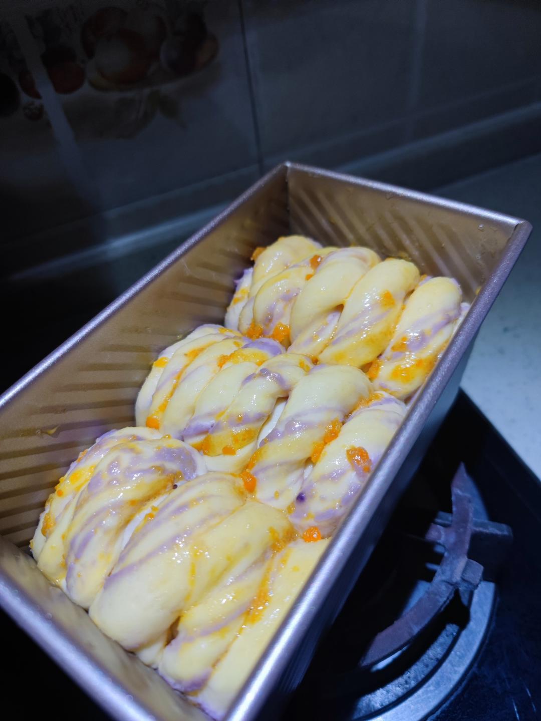 芋泥咸蛋黄吐司｜料多超满足｜神仙搭配