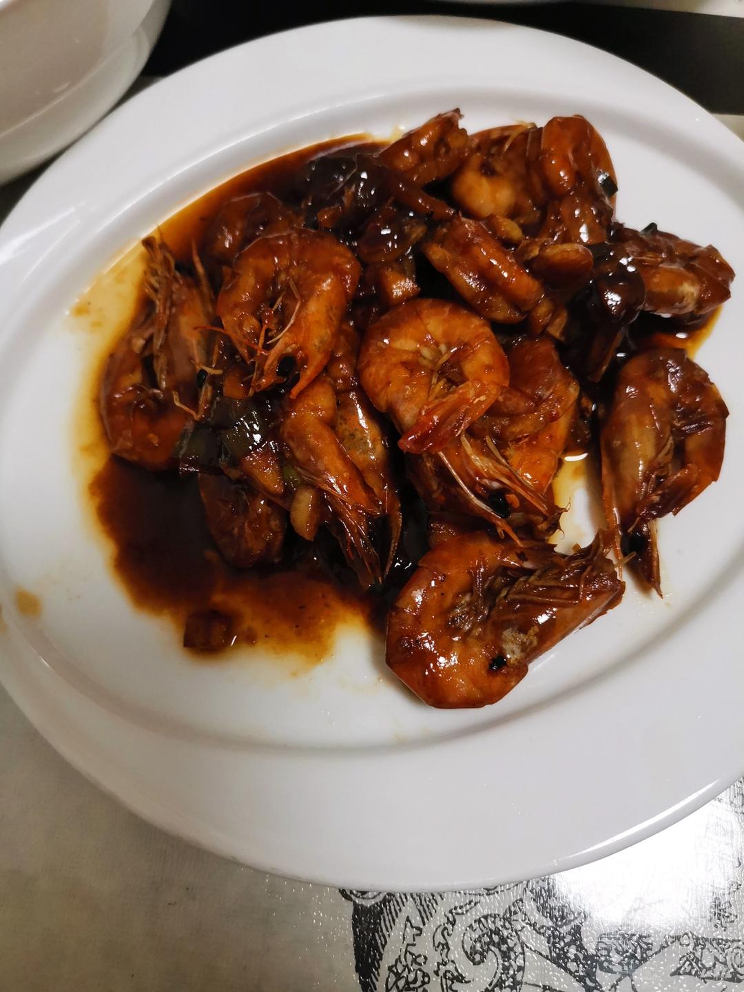 家庭版油焖大虾