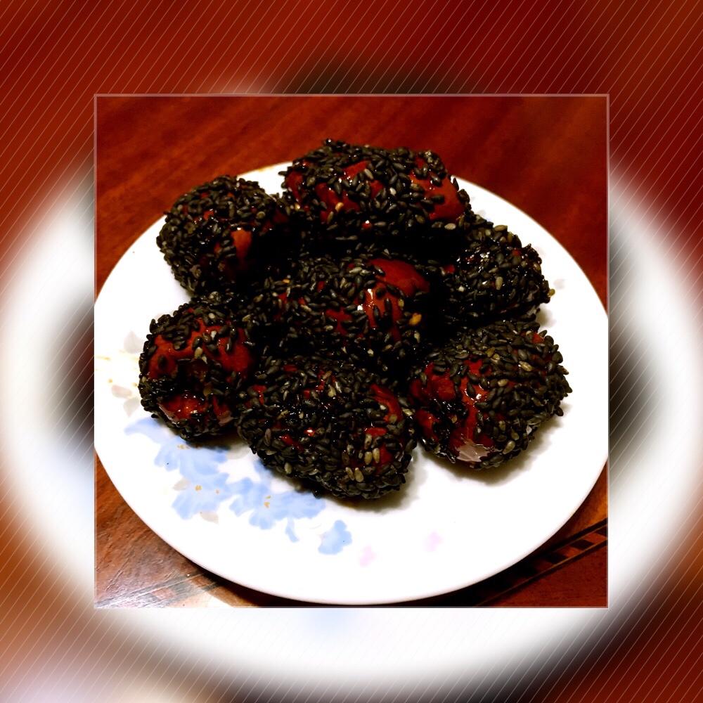 阿胶杏仁枣的制作方法