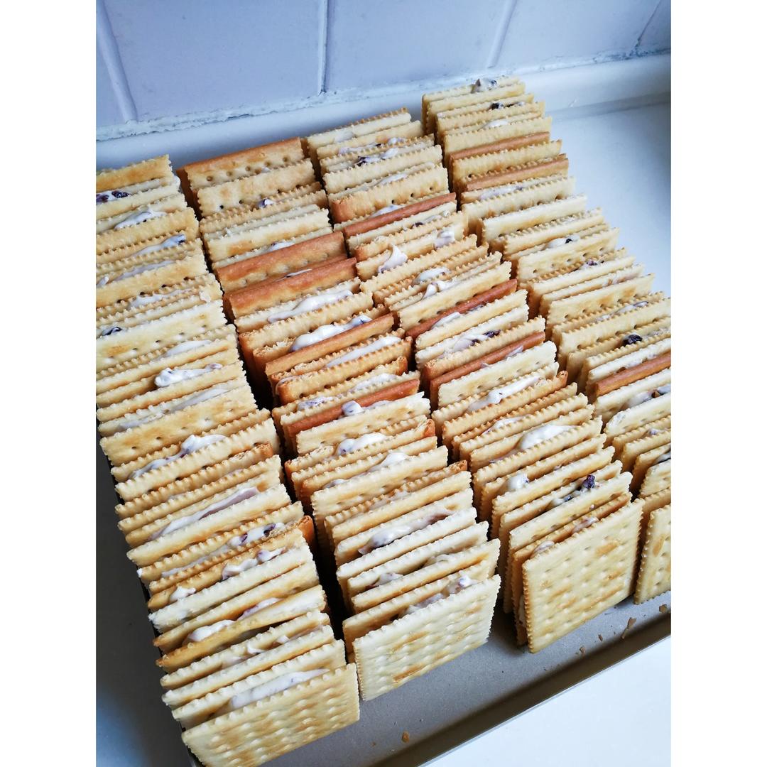 冬天也能拉丝的【蔓越莓牛轧糖饼干】快手棉花糖版