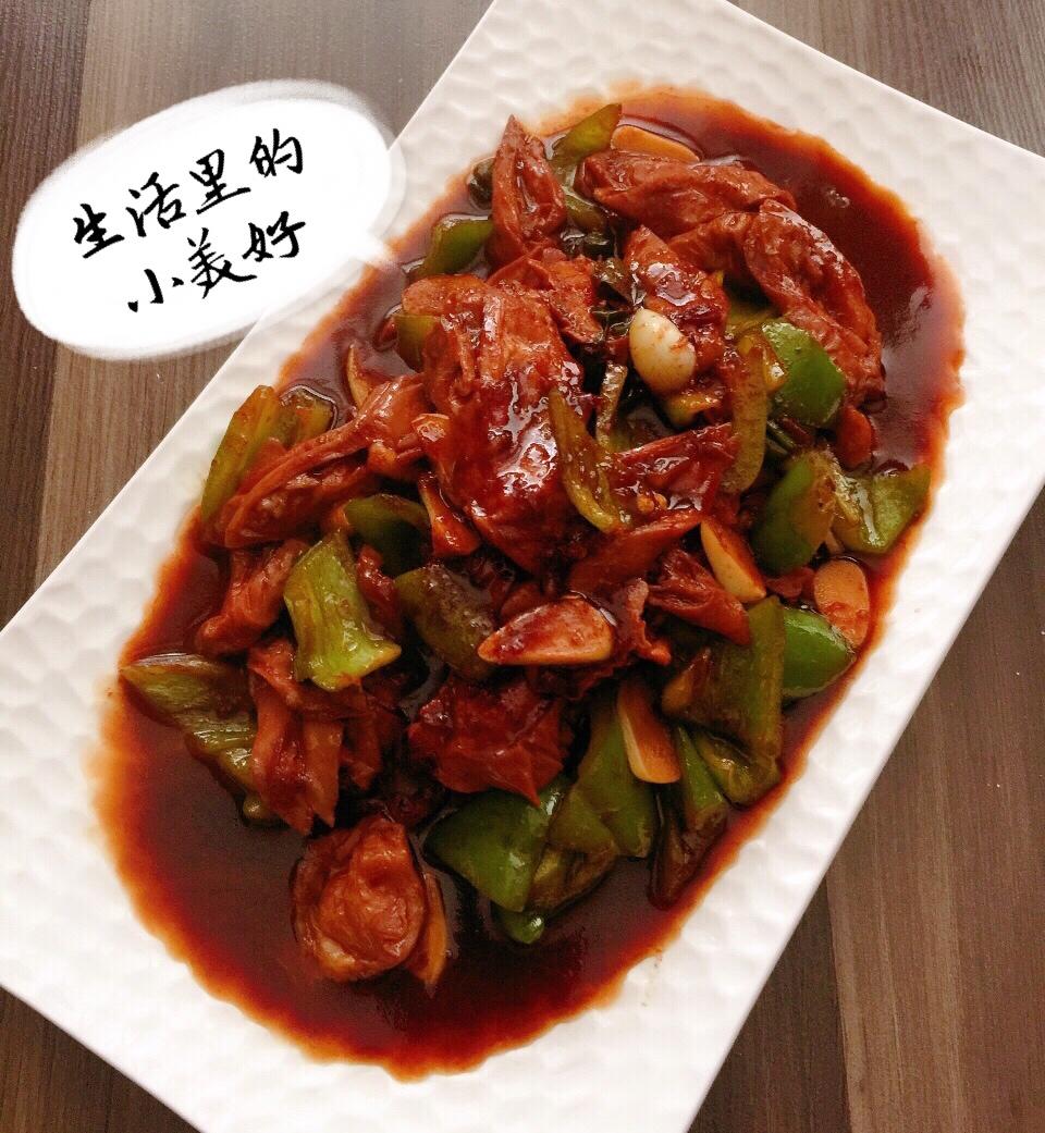 青椒炒肥肠