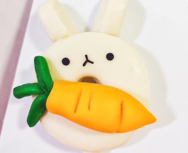 萌萌的卡通兔子馒头的做法