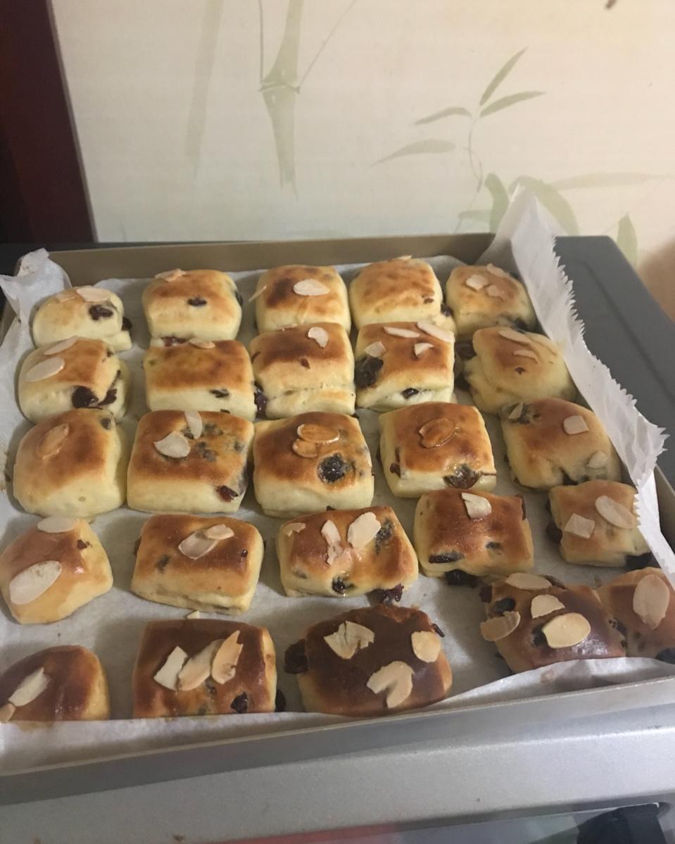 蔓越莓优格小面包块