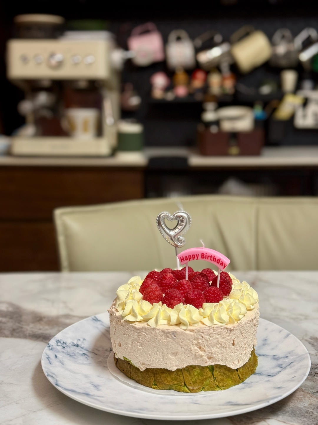 树莓开心果巴斯克🍰/芝士蛋糕