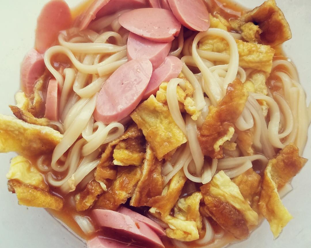 一个人的鸡蛋茄汁面（简单版）