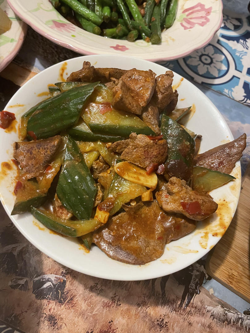 嫩炒猪肝