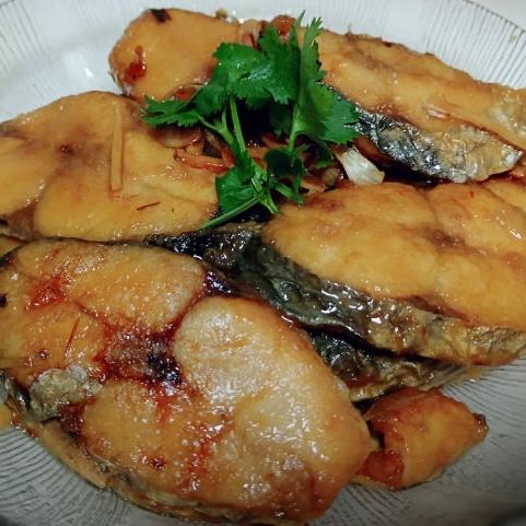 香煎焖马鲛鱼的做法