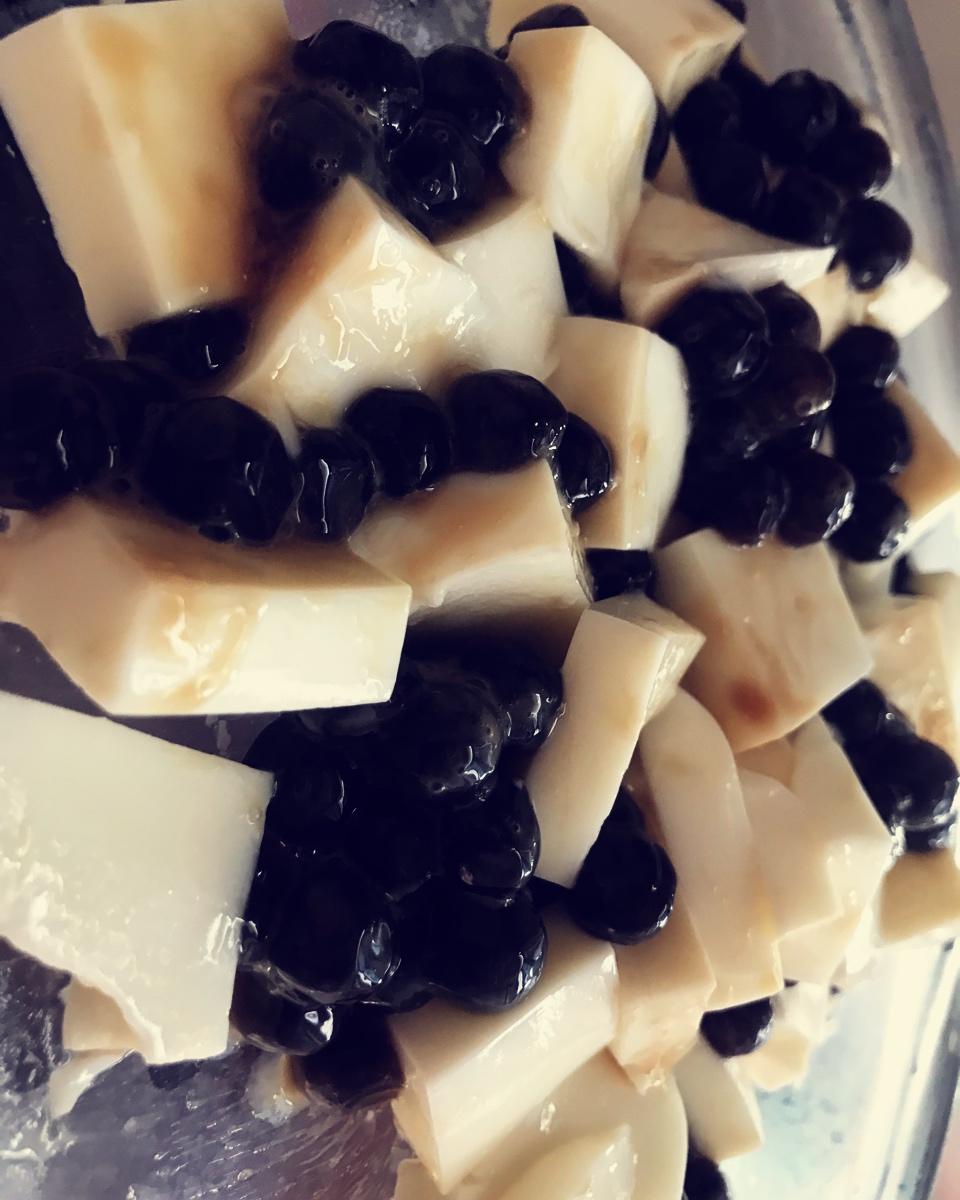 超Q弹嫩滑❗️巨好吃珍珠奶茶奶冻🥤入口即化