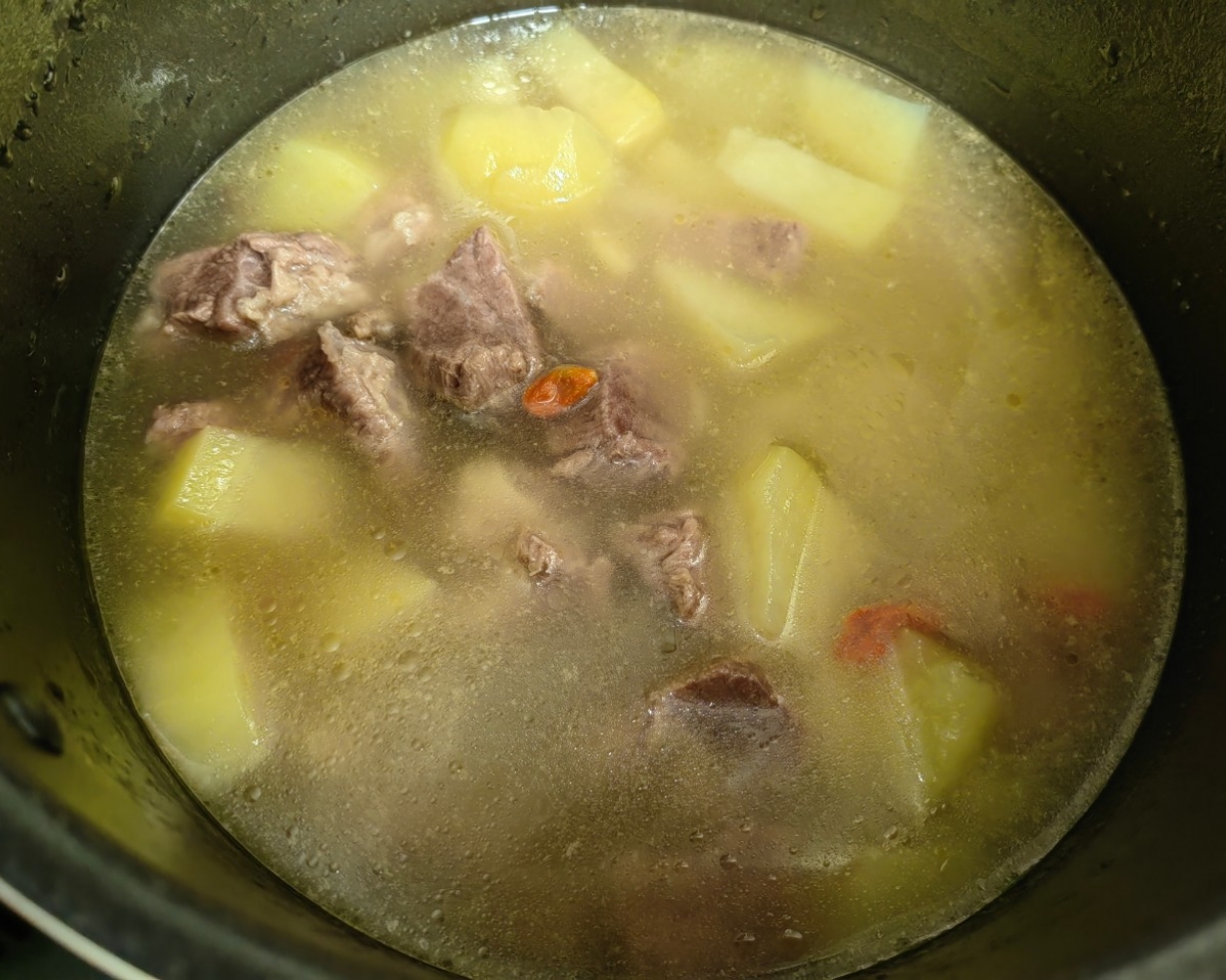 牛肉土豆汤（低脂、疫情）的做法