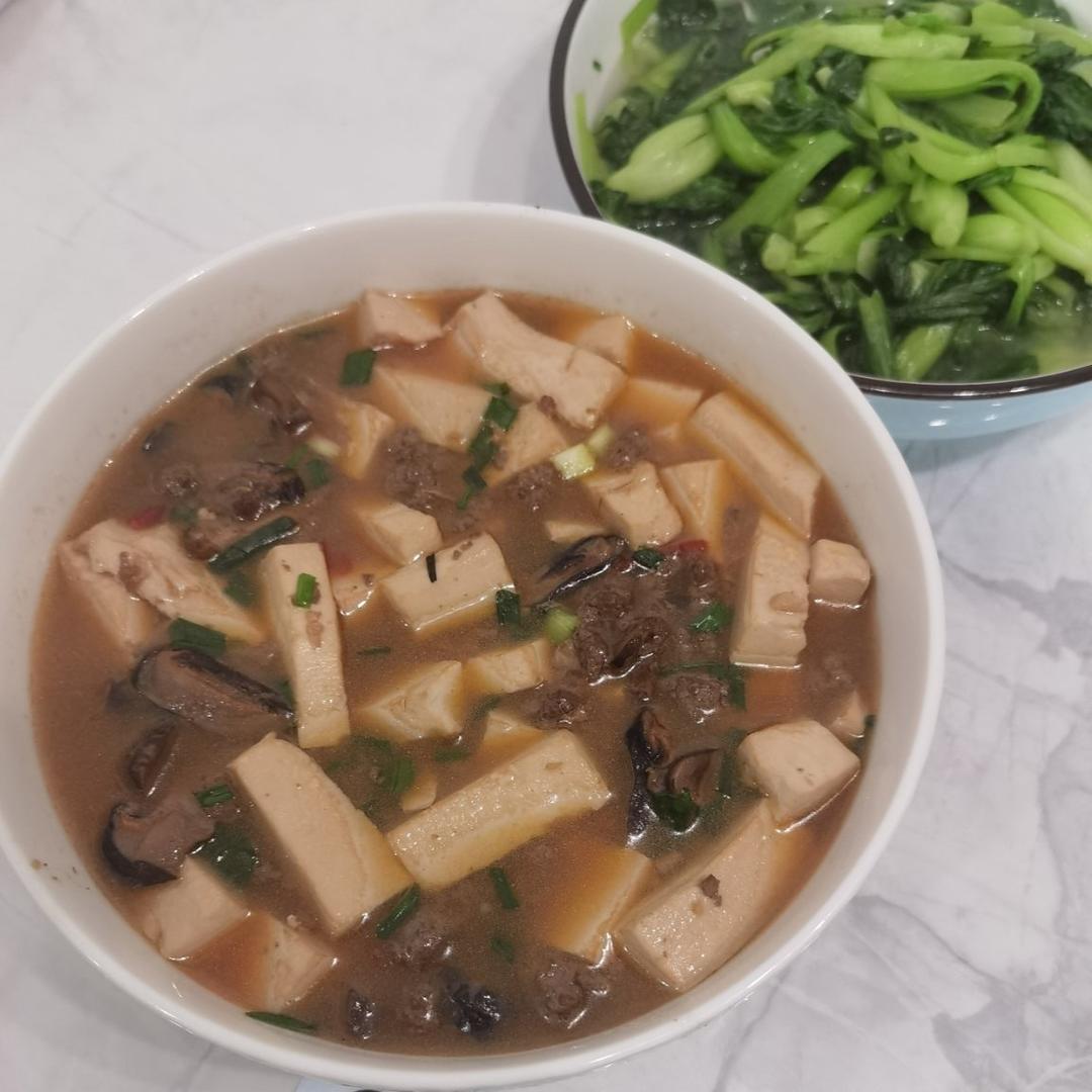 肉末嫩豆腐｜嫩滑口感爽口！这道快手菜超级下饭！！（减脂少油版）