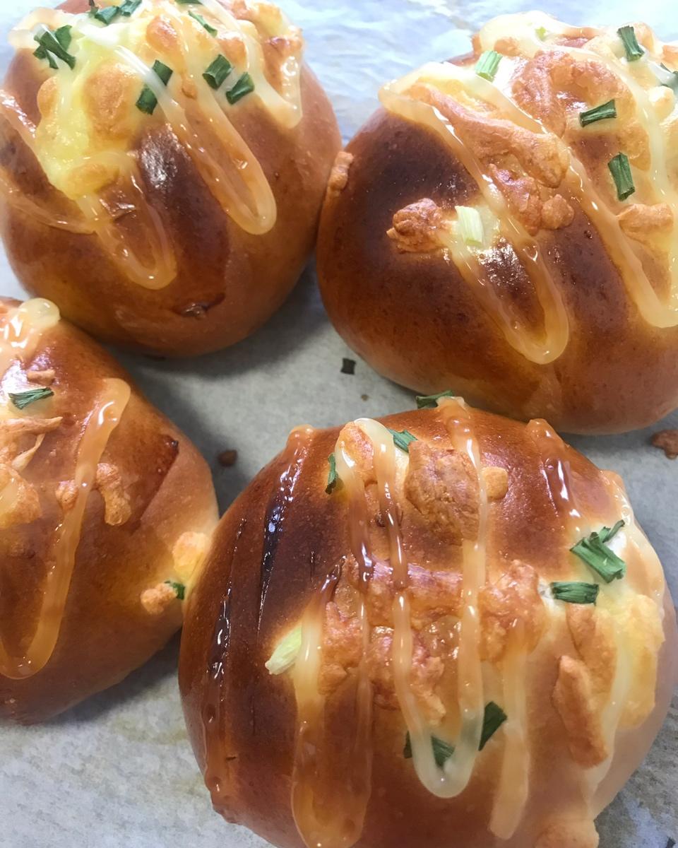 香肠肉松芝士面包（咸口面包）