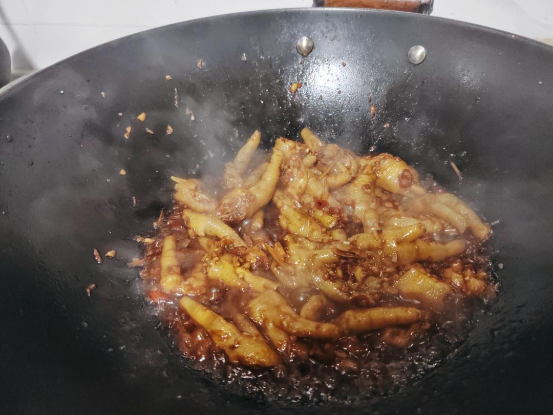 香辣烧鸡爪