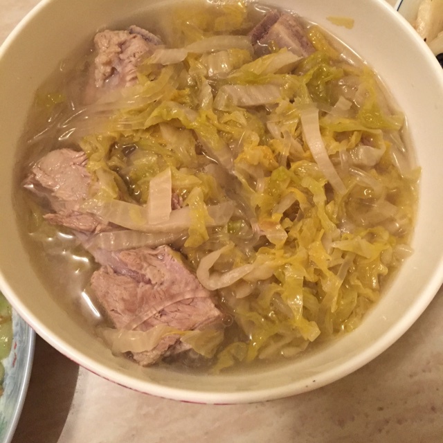 酸菜炖排骨