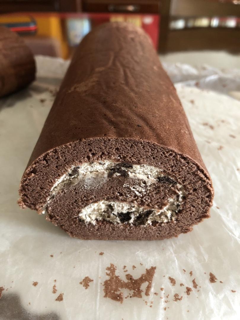 咸奶油奥利奥蛋糕卷