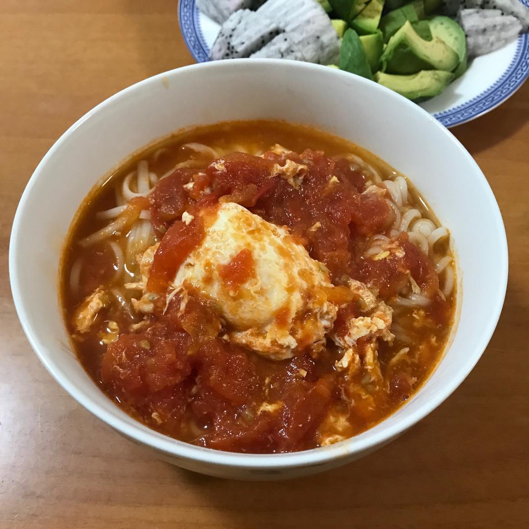 西贝的酸汤挂面