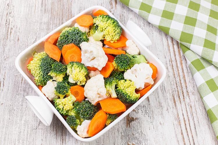 西兰花胡萝卜粥