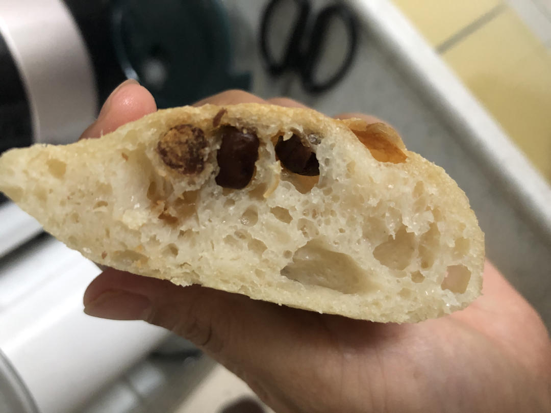 Ciabatta 恰巴塔面包 无揉 写给新手第一次接触高含水量面团的方子80%+含水量