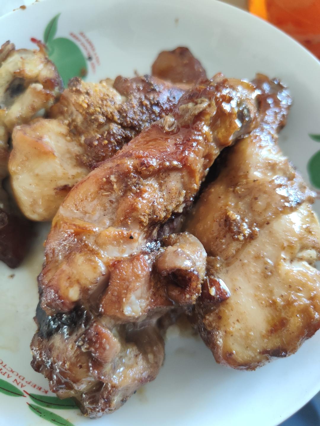 空气炸锅炸鸡腿，好吃到同事都来要教程