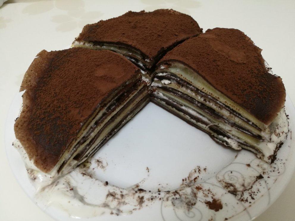 奥利奥双色千层蛋糕