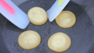 苹果板栗饼 宝宝辅食食谱的做法 步骤16