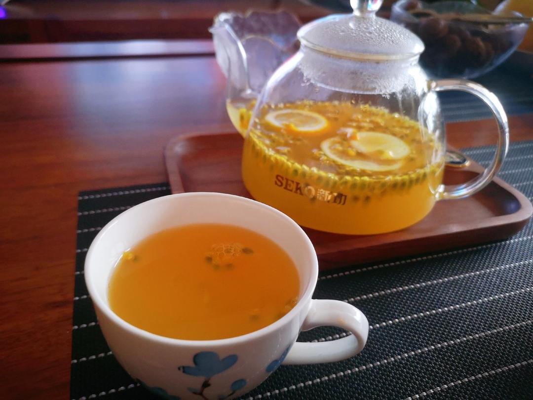 百香果柠檬茶(热饮）