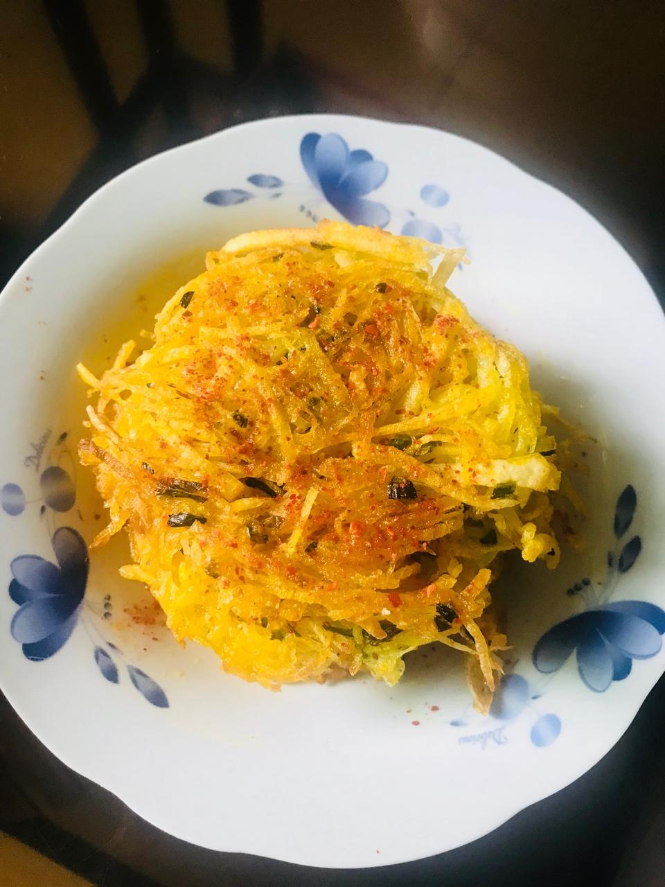 1234556做的土豆丝饼