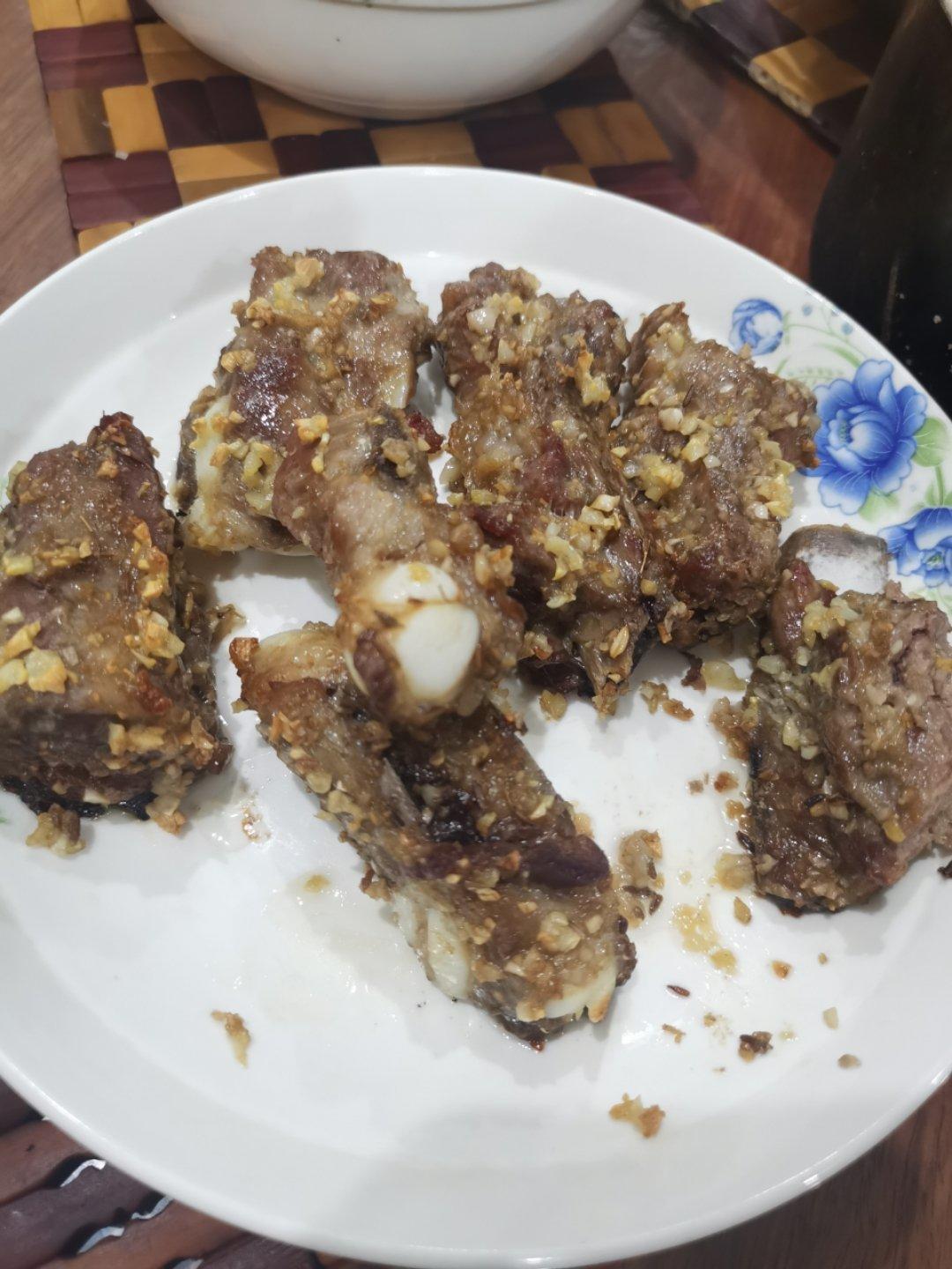 香到骨头里的蒜香排骨（烤箱）