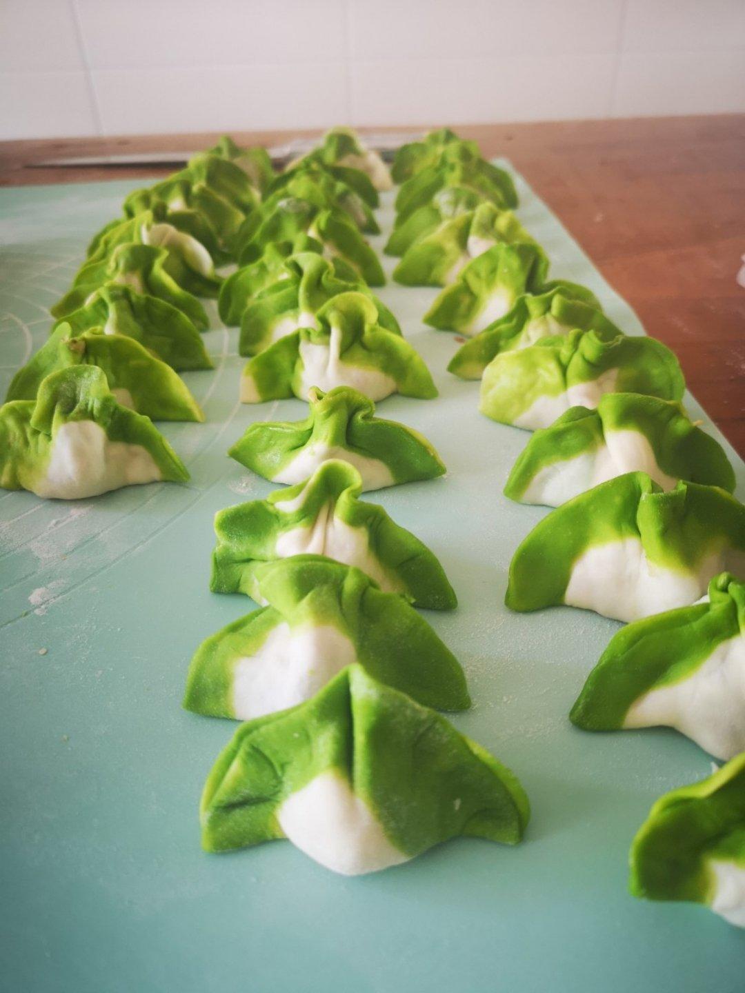 白菜饺子详细包法