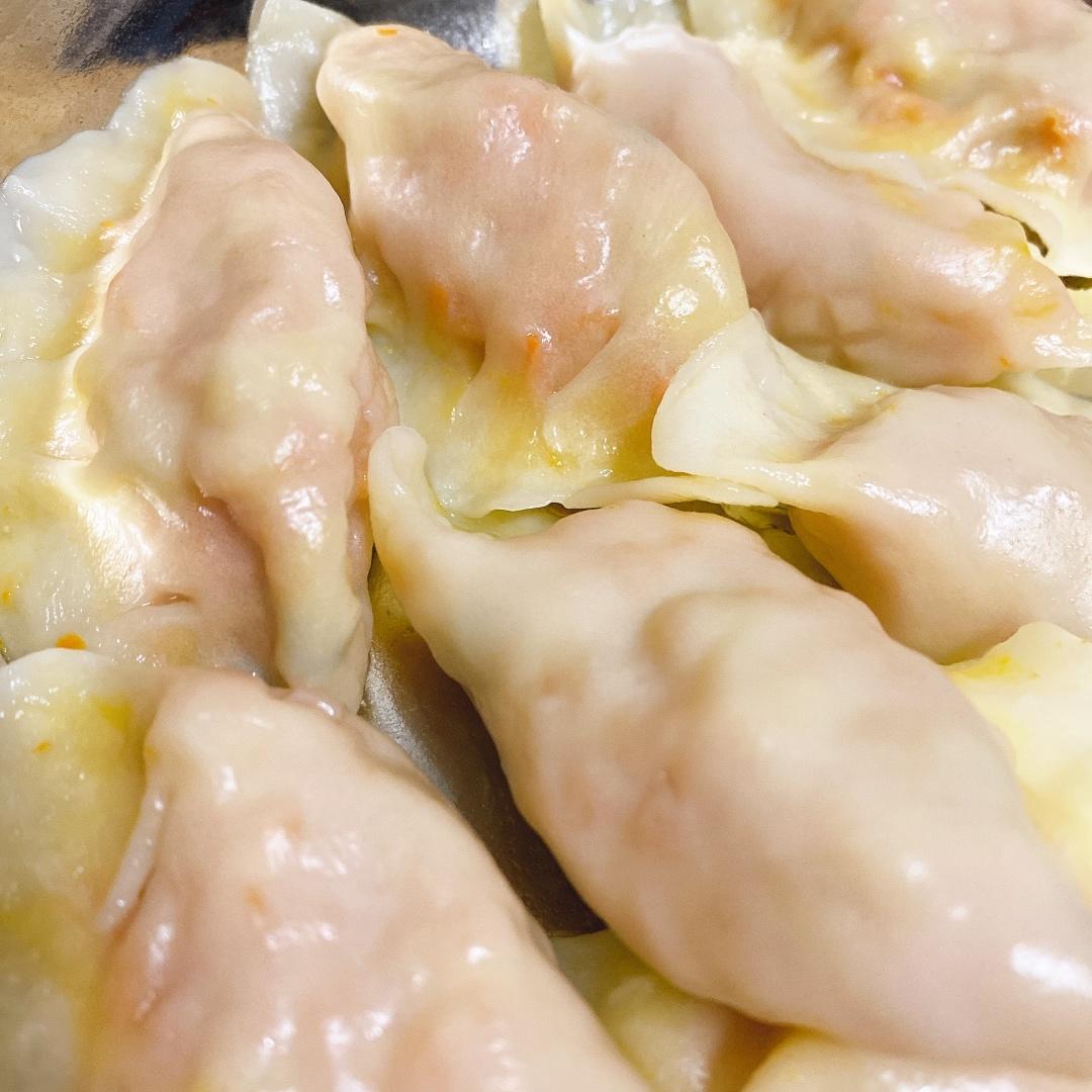 素馅胡萝卜鸡蛋水饺