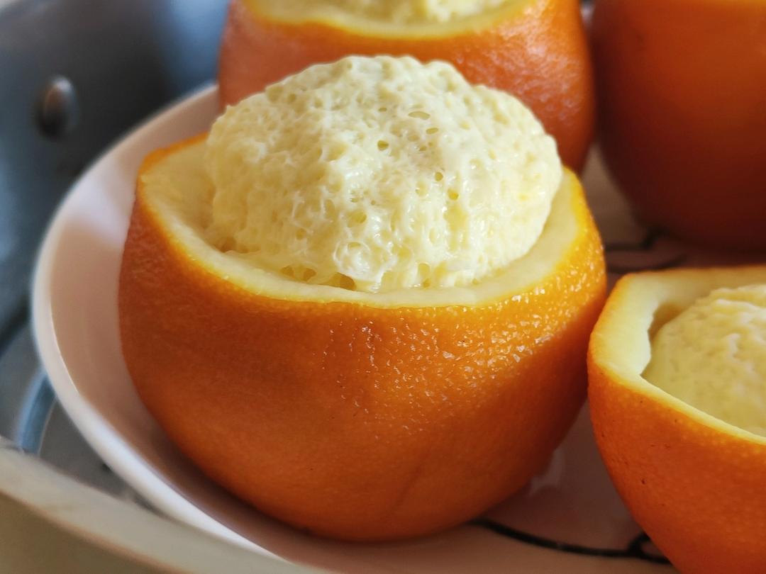 “橙”意满🈵️【🍊橙子蒸蛋】解锁水果新吃法