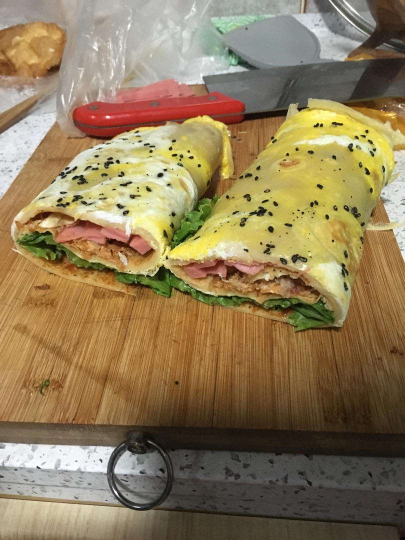 家庭版最好吃的杂粮煎饼！