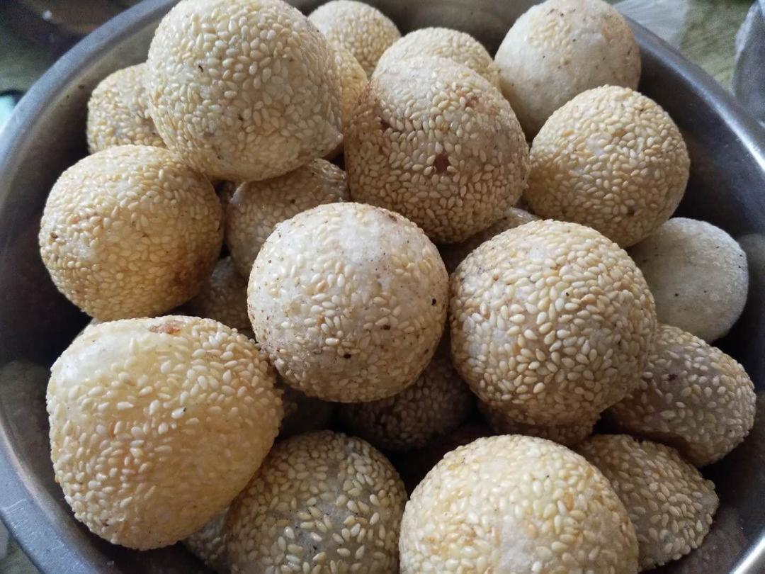 豆沙麻球