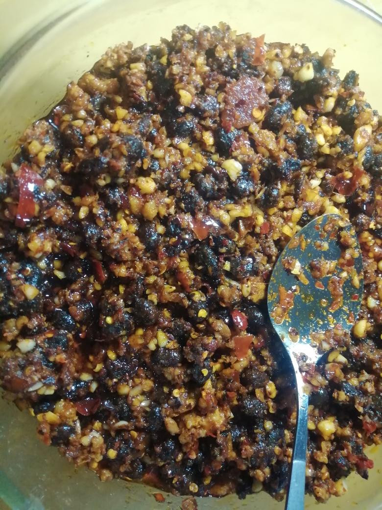 自制油酥豆豉的做法