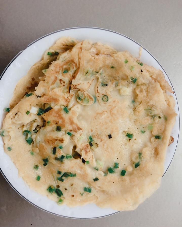 快速早餐鸡蛋葱花饼