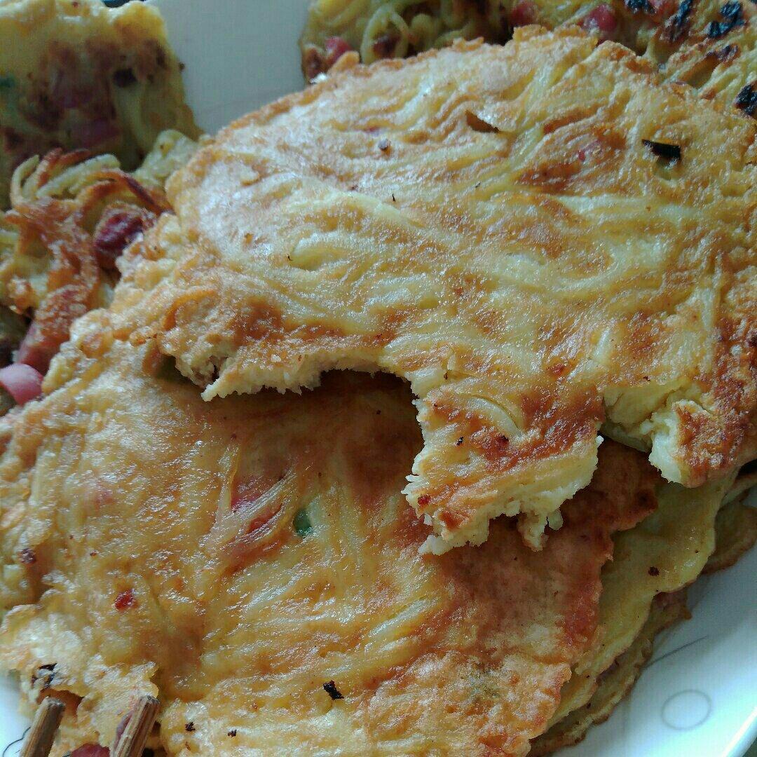 土豆丝鸡蛋饼
