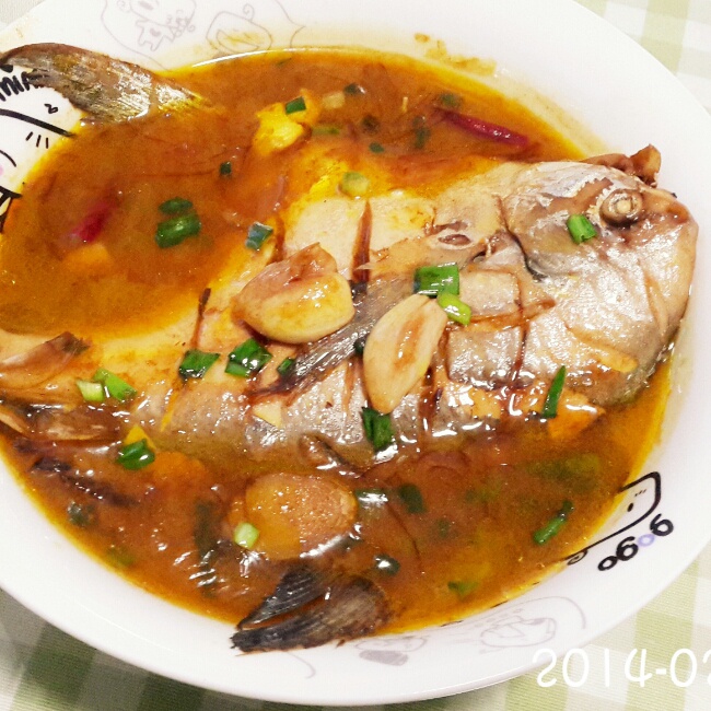 家常红烧鲳鱼