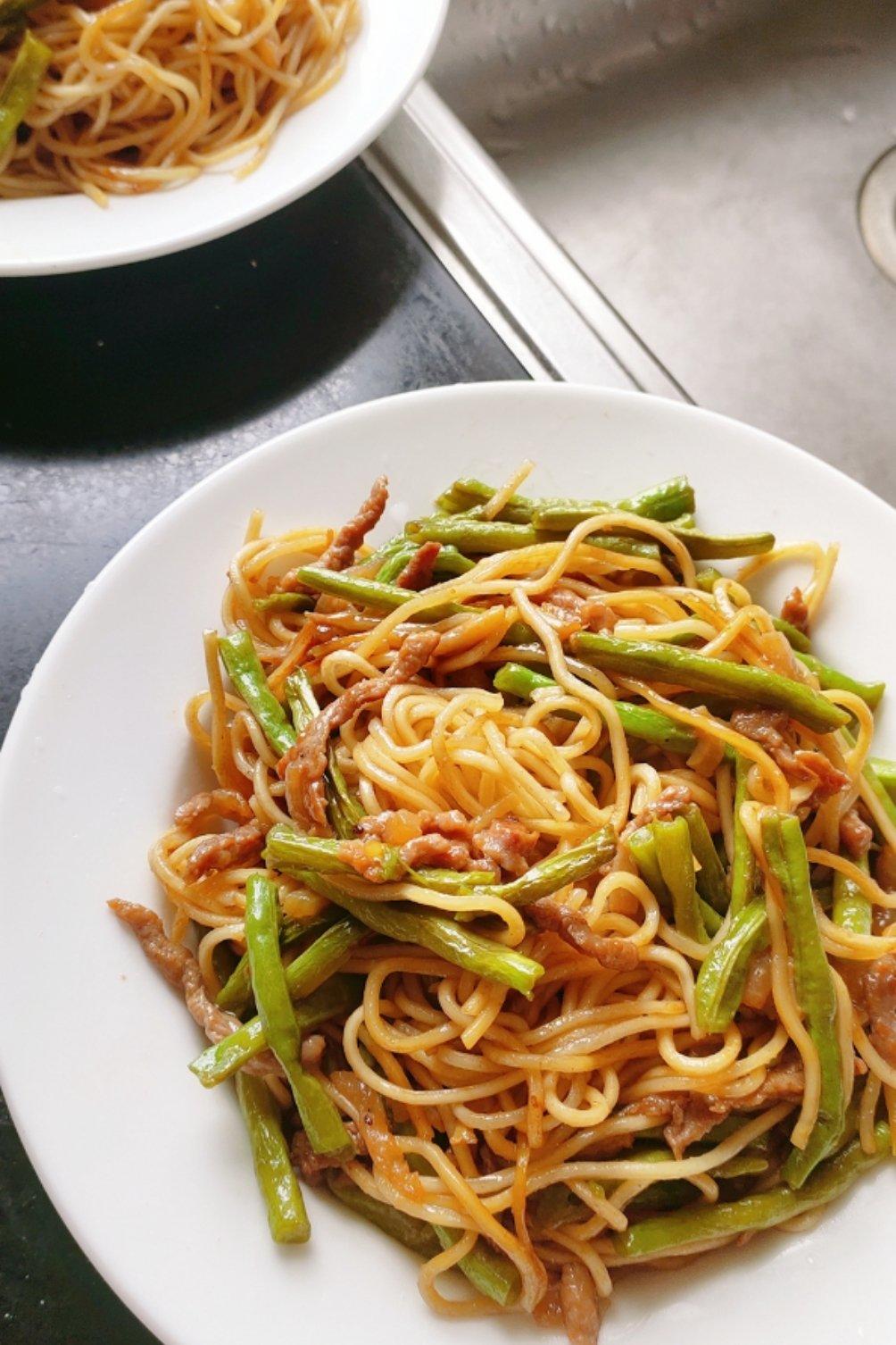 有滋有味香喷喷豆角焖面【甜酱油的口味】