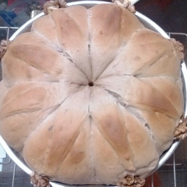 皇冠花朵面包（面包机版和面）