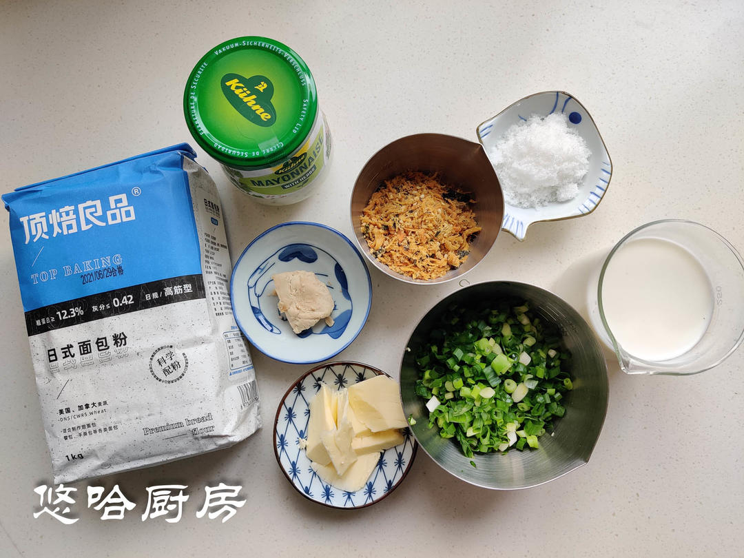 纯奶手撕吐司的做法 步骤1