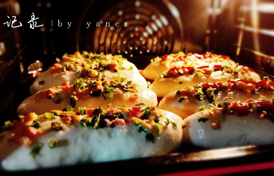 香葱火腿肉松面包