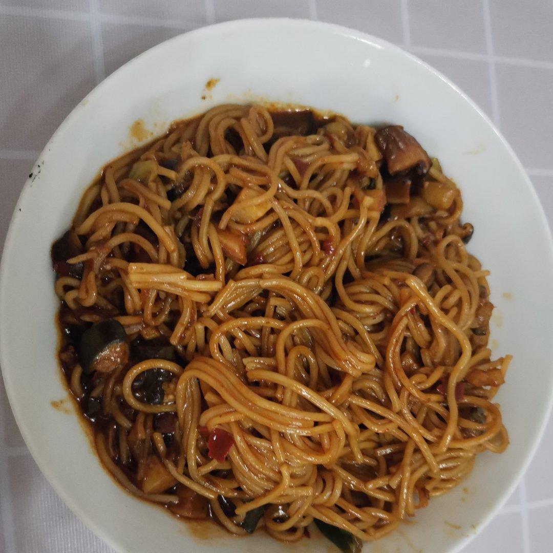 茄子焖面