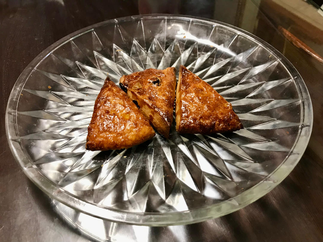 免揉面蔓越莓司康，任何面粉都能成功，15分钟搞定早餐
