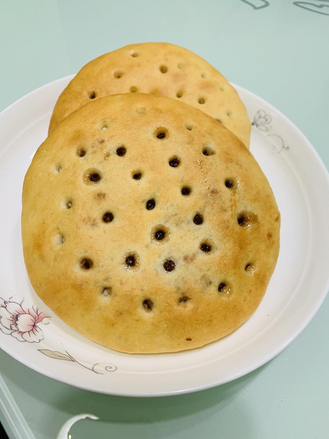 新疆特色玫瑰花酱馕