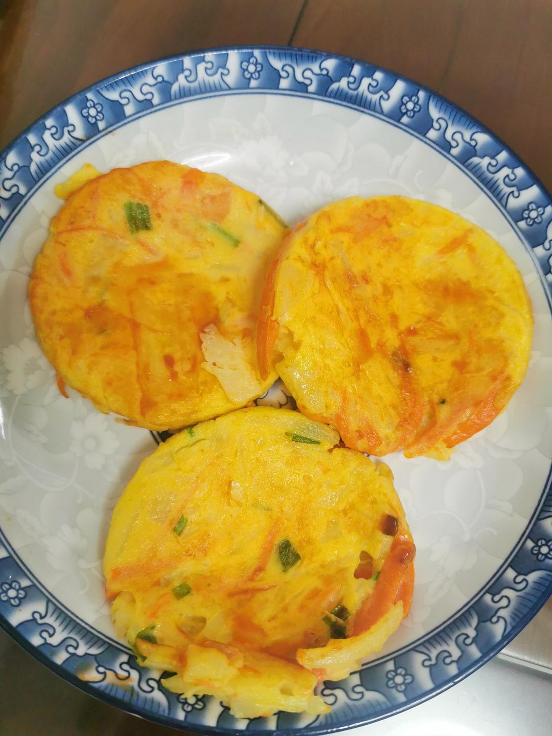 兄妹早餐：土豆鸡蛋饼