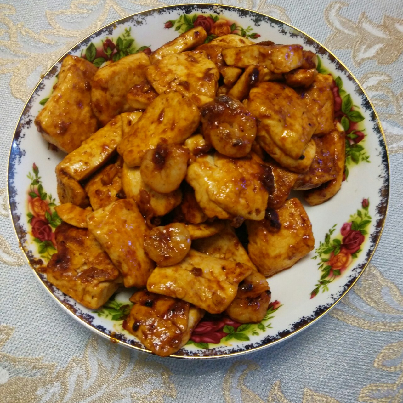 鲜虾番茄豆腐