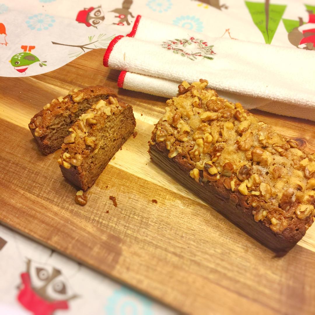 香蕉核桃磅蛋糕 Banana & Walnut Pound Cake