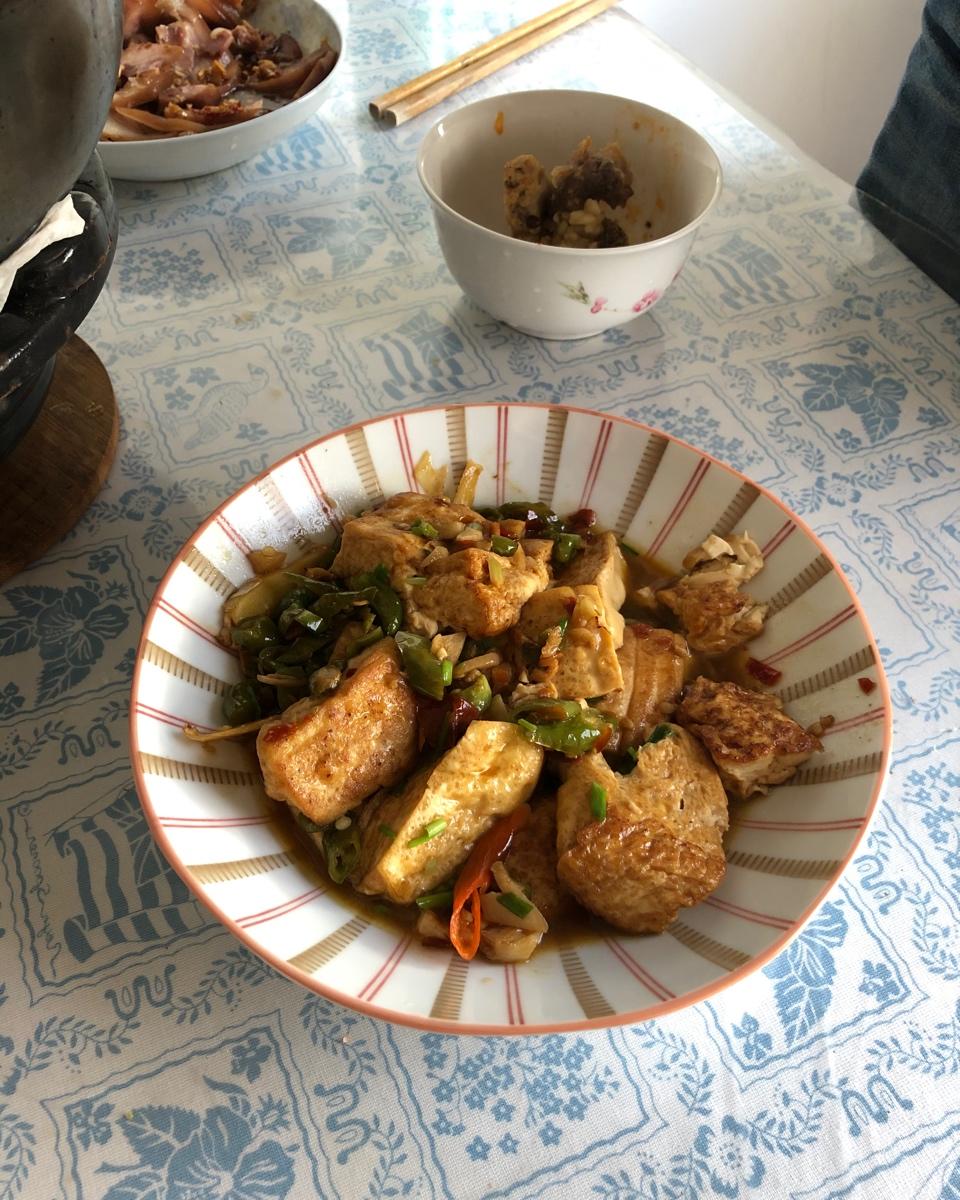 让家人一口气吃下两碗饭的香煎豆腐