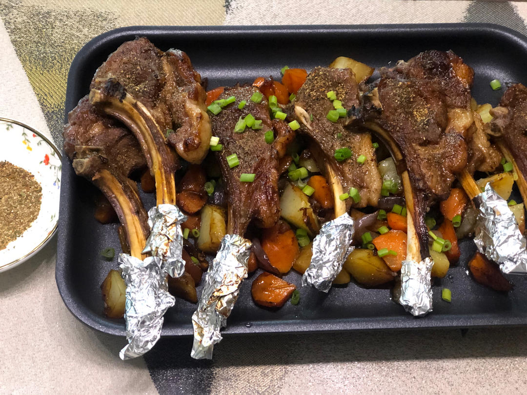 超好吃的烤羊排烤箱版